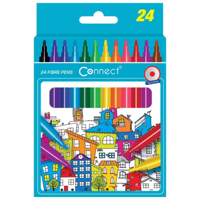 Flomasteri školski Connect - 24 boje