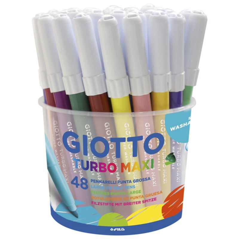 Flomasteri školski Giotto Maxi - 48 boja