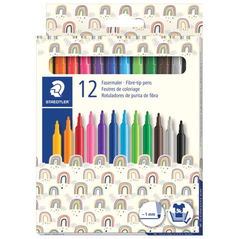 Flomasteri školski Pattern Mix - 12 boja