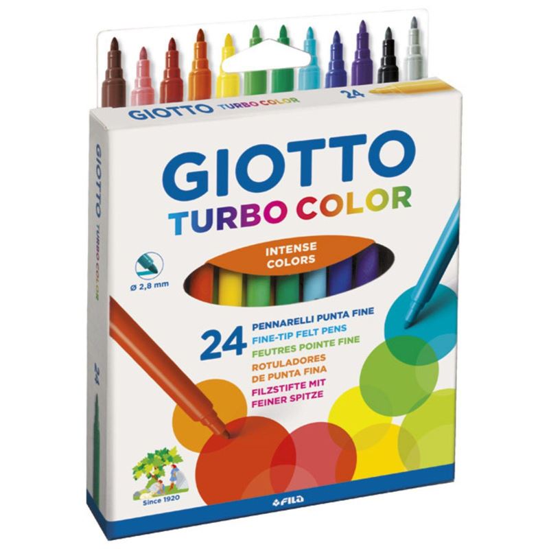 Flomasteri školski Turbo Color - 24 boje