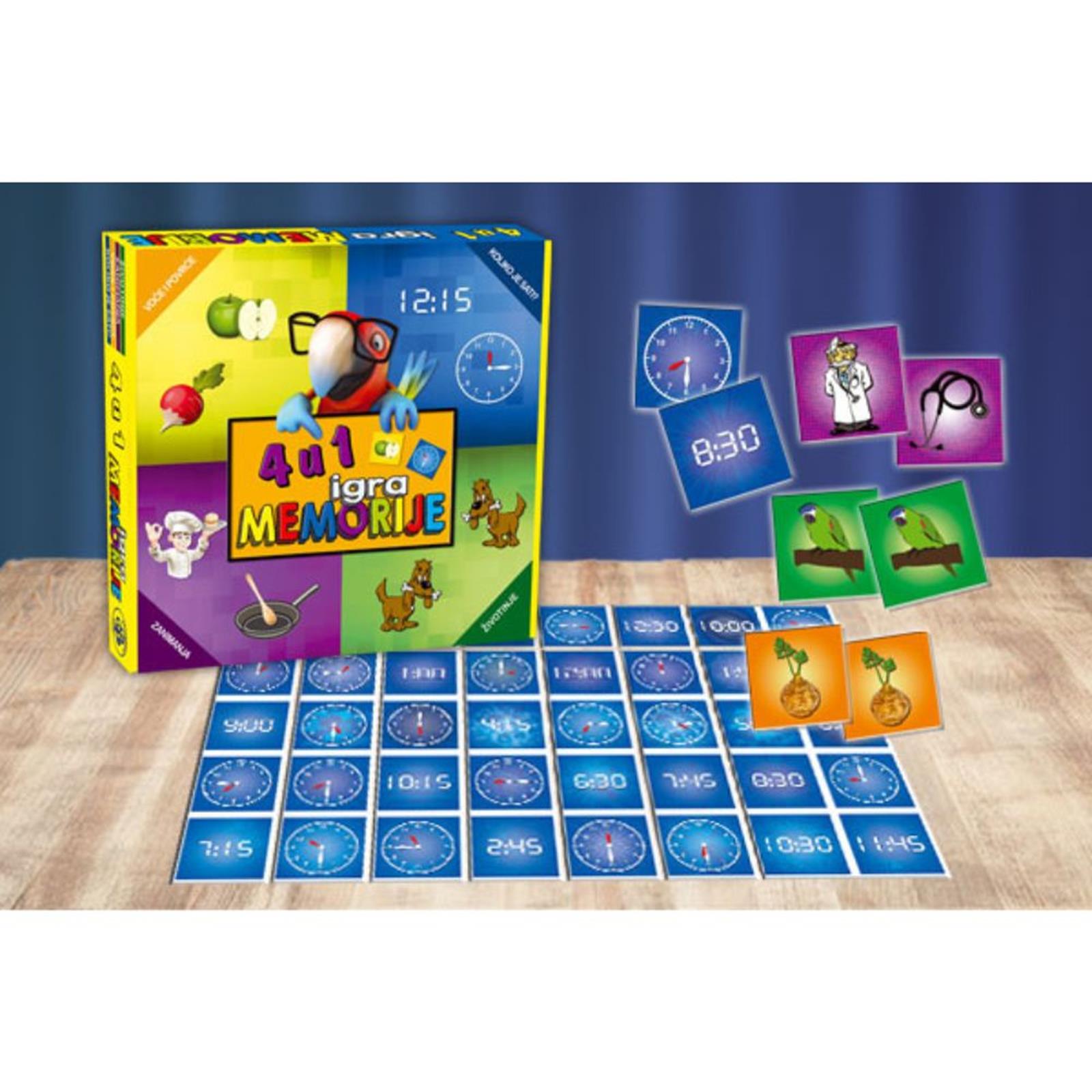 Igra Memory 4u1