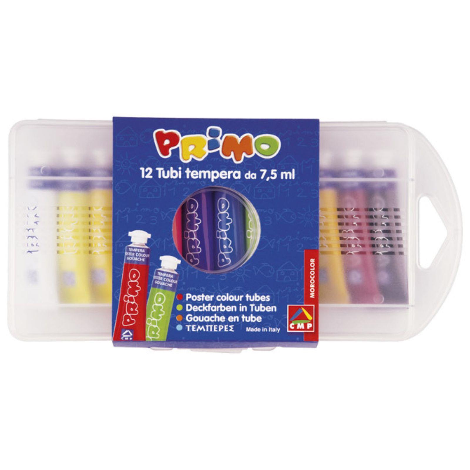 Boja tempera 7,5 ml aluminijska tuba - 12 boja