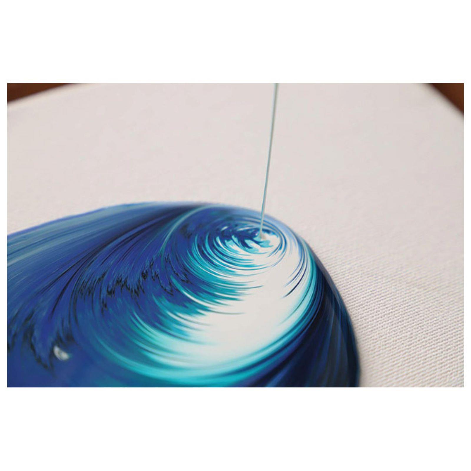 Boja tempera akrilna - tehnika izlijevanja