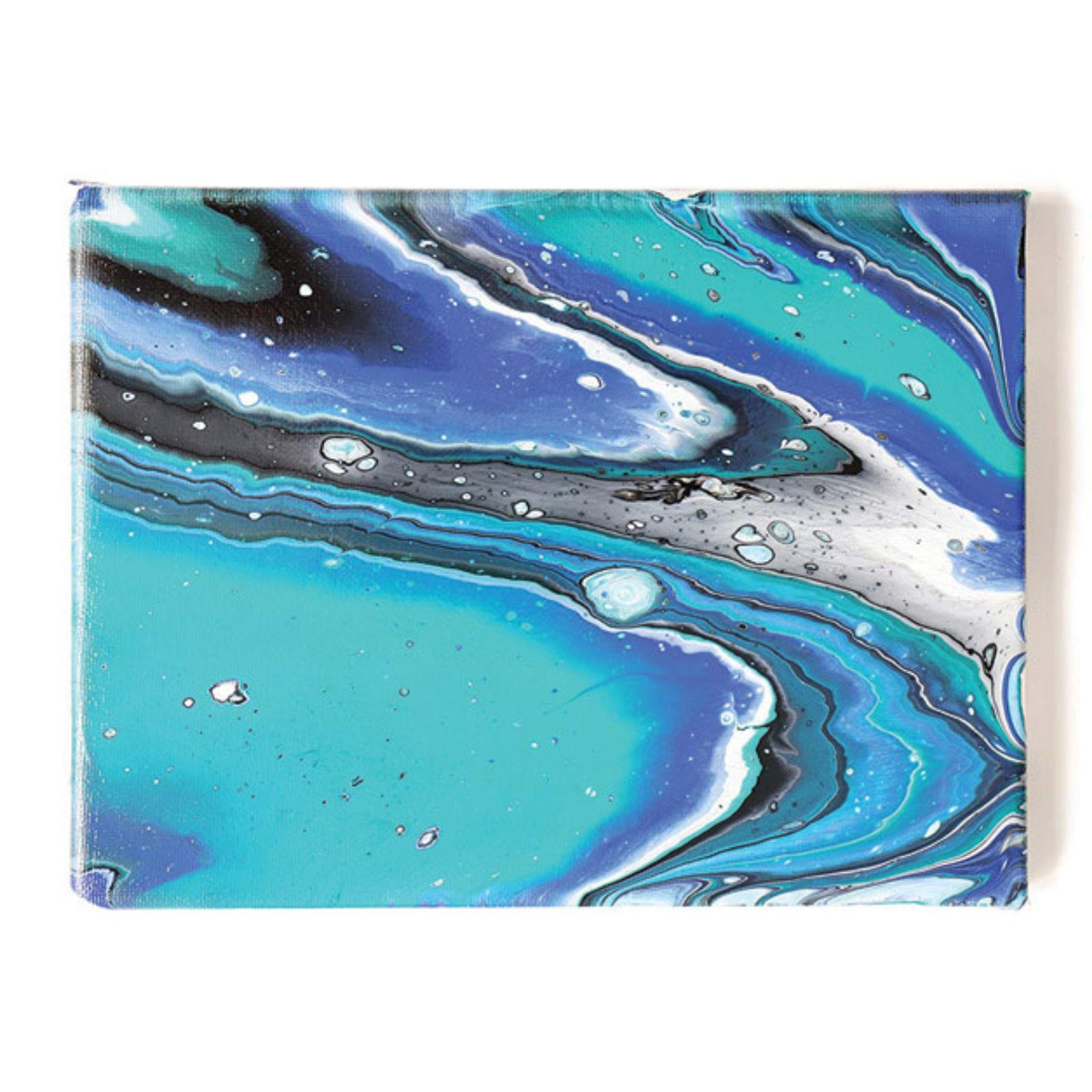 Boja tempera akrilna - tehnika izlijevanja