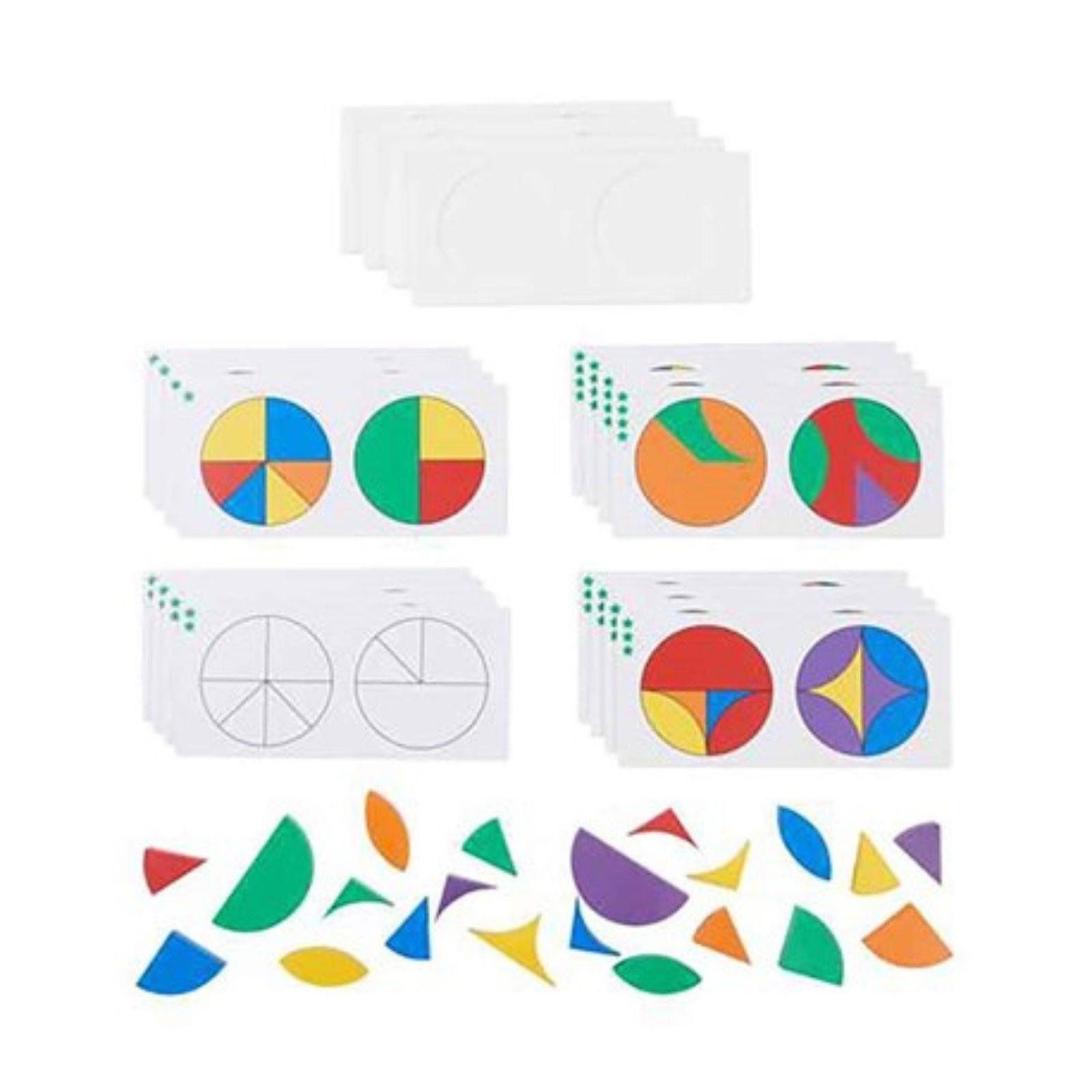 Dijelovi kruga s predlošcima - 168 dijelova