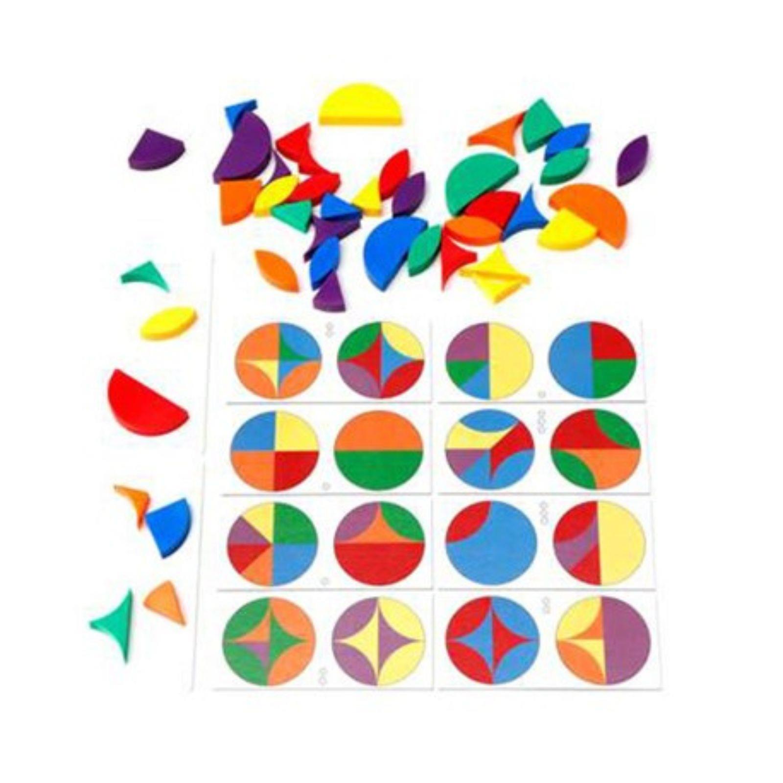 Dijelovi kruga u kartonskoj kutiji - 42 elem.