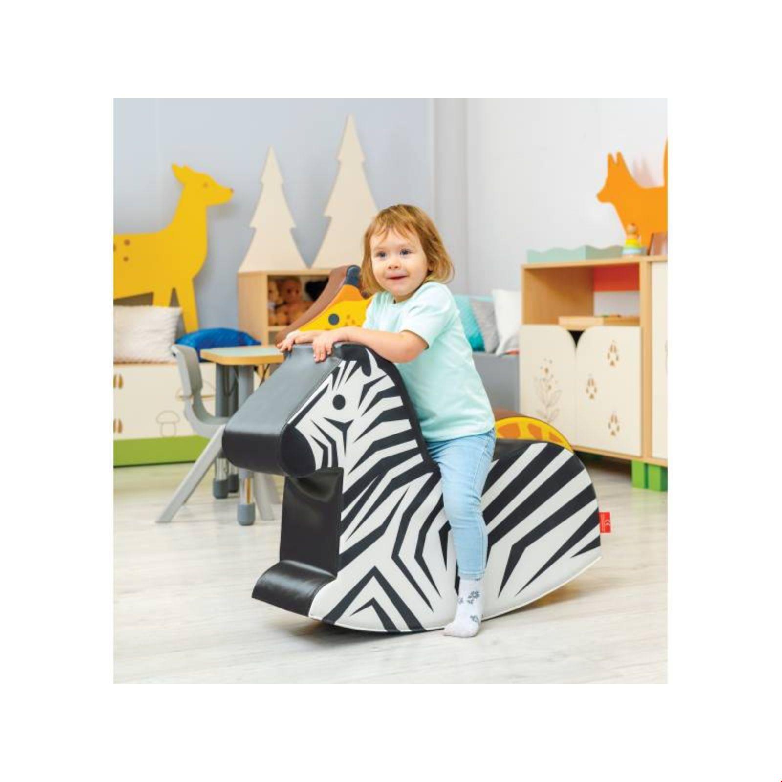 Mekana klackalica zebra za igru