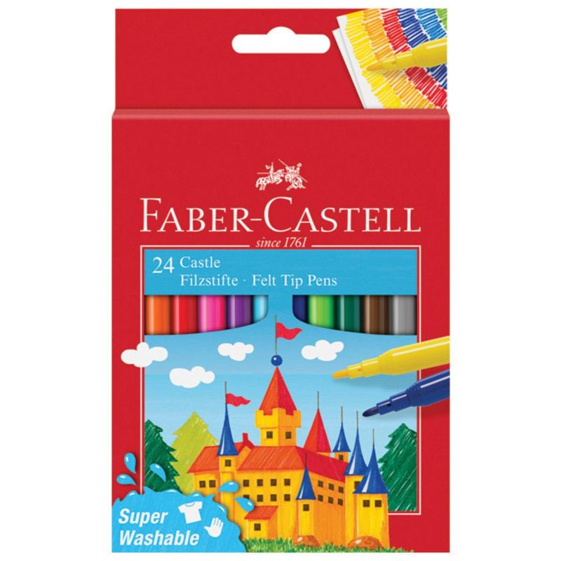 Flomasteri školski Faber-Castell - 24 boje