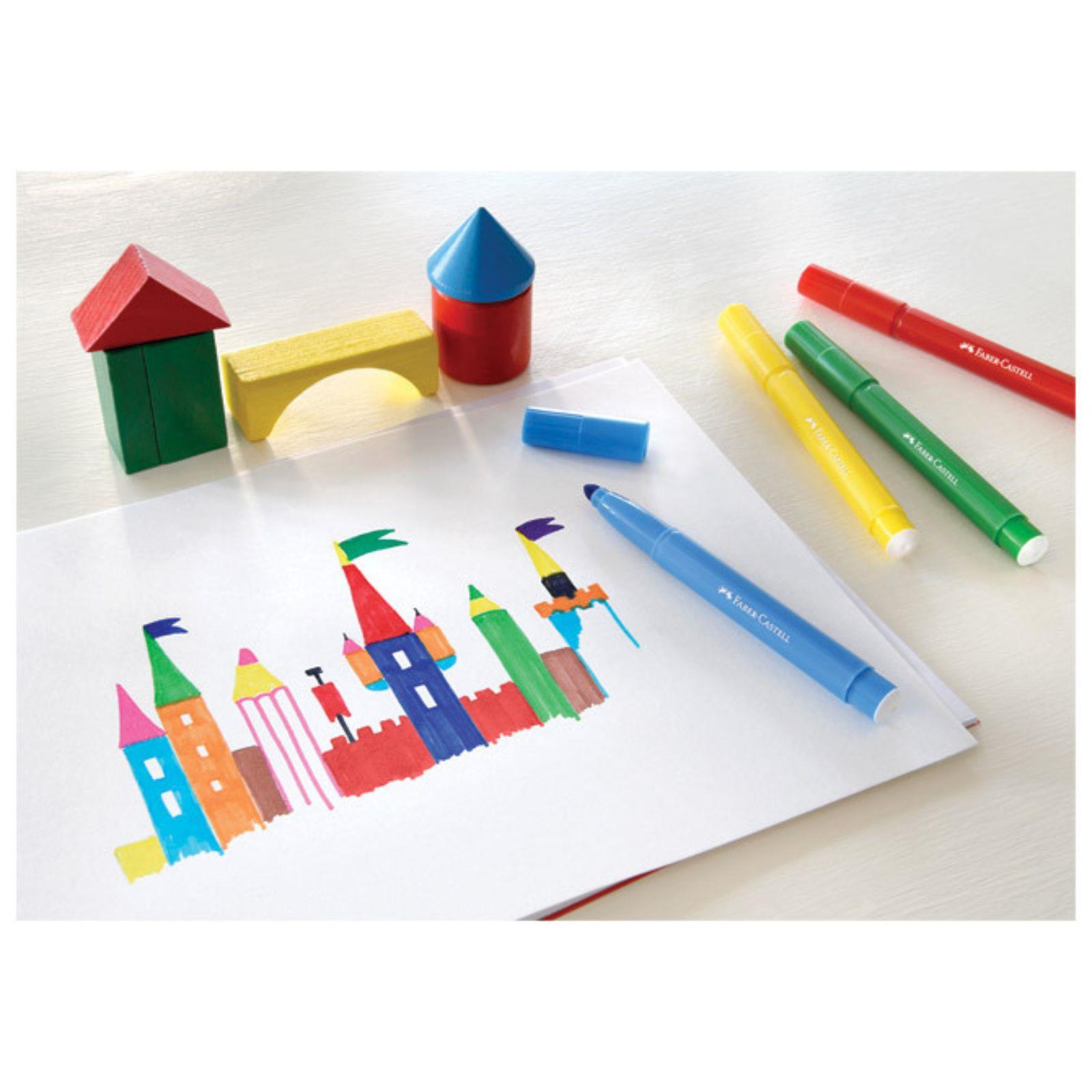 Flomasteri školski Jumbo kratki - 12 boja