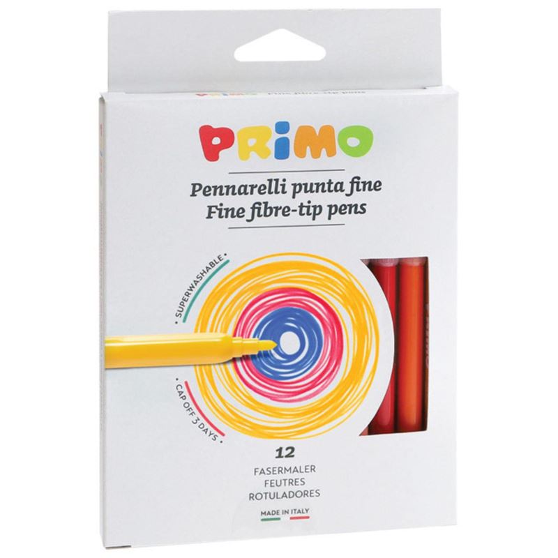 Flomasteri školski Primo - 12 boja