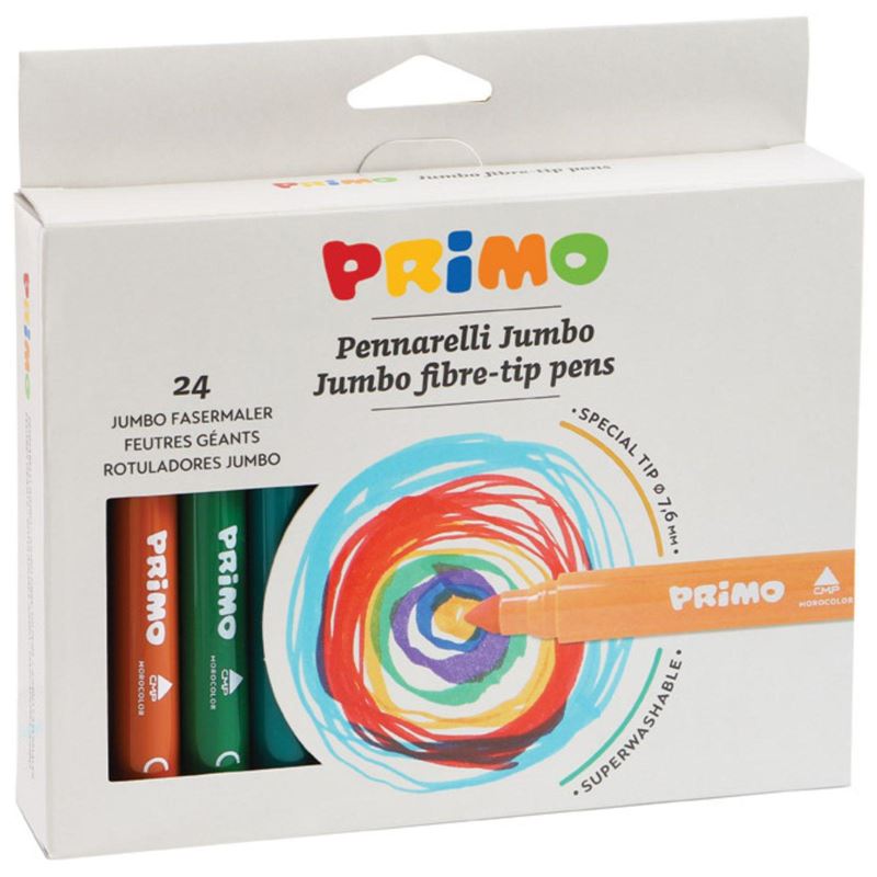 Flomasteri školski Primo Jumbo - 24 boje