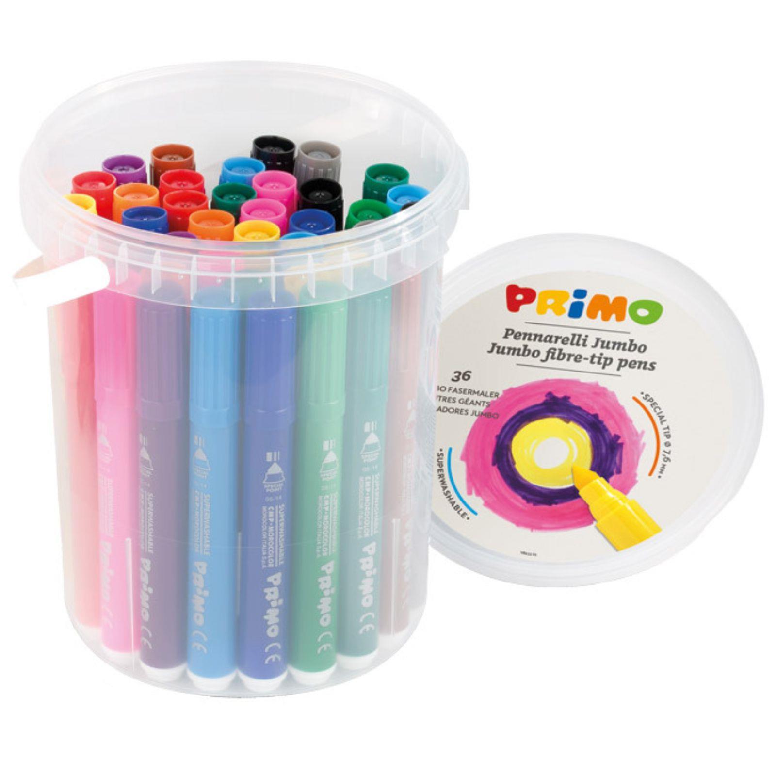 Flomasteri školski Primo Jumbo - 36 boja