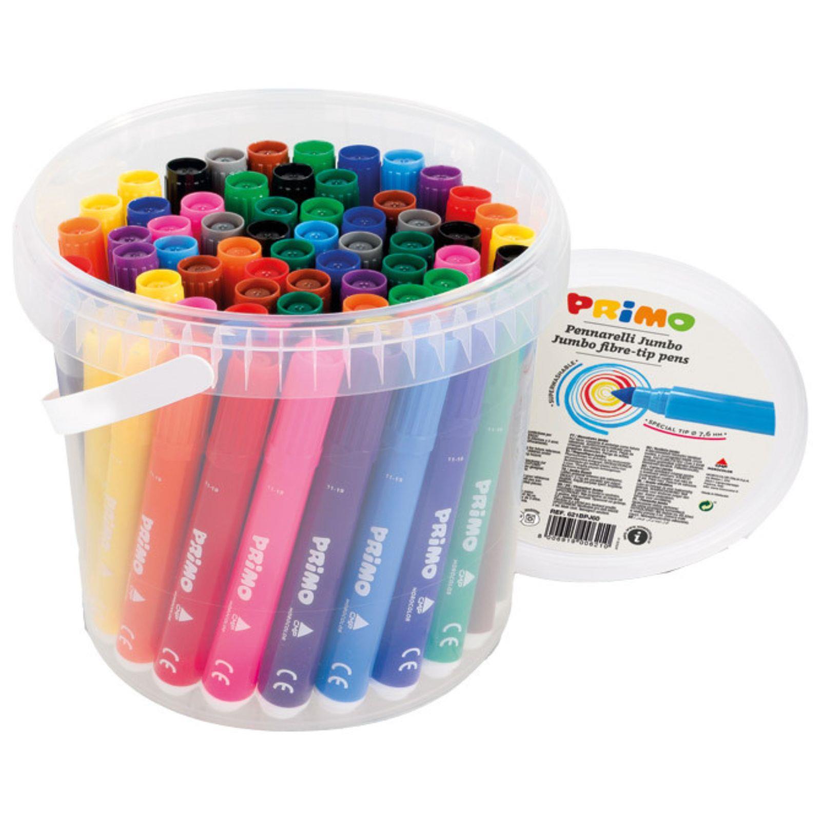 Flomasteri školski Primo Jumbo - 60 boja