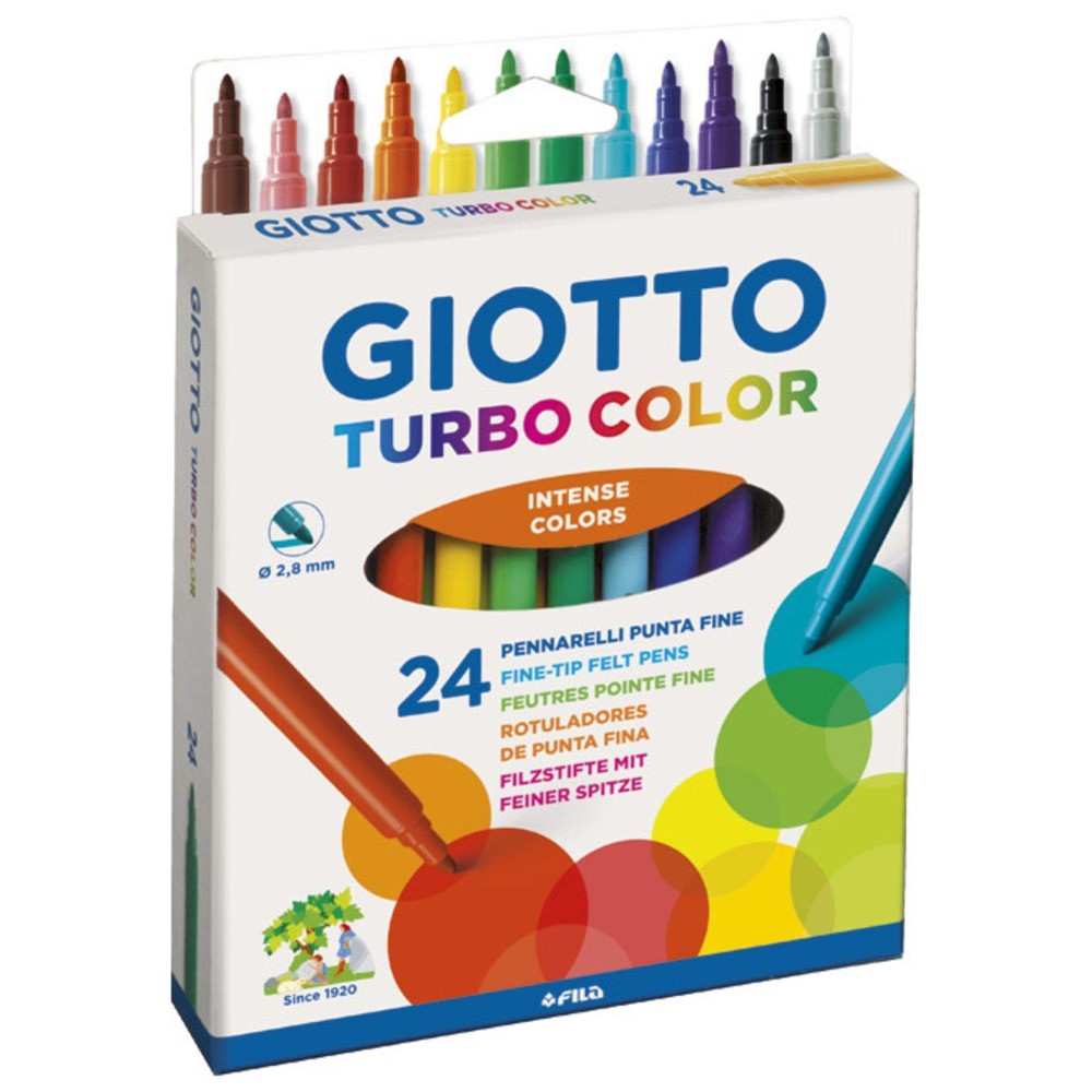 Flomasteri školski Turbo Color - 24 boje