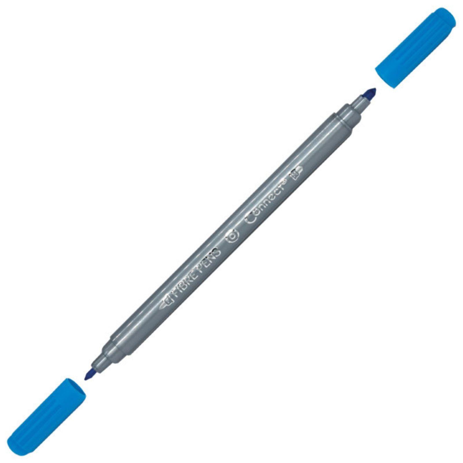 Flomasteri školski obostrani Connect - 12 boja