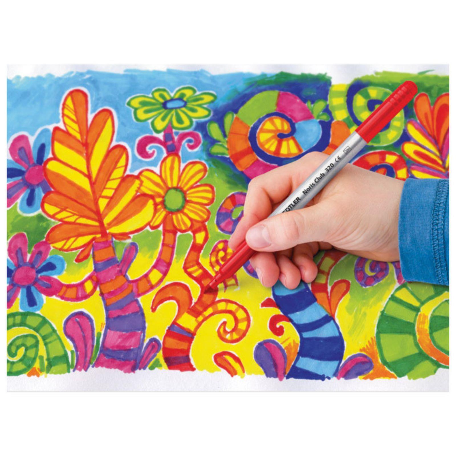 Flomasteri školski obostrani Noris Staedtler - 12 boja