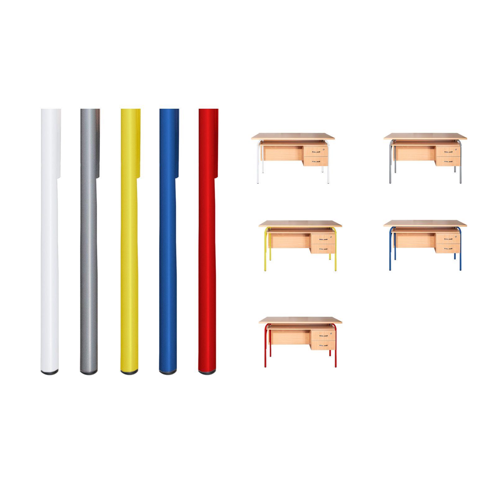 Izbor boja metala za katedru s dvije ladice Klasik