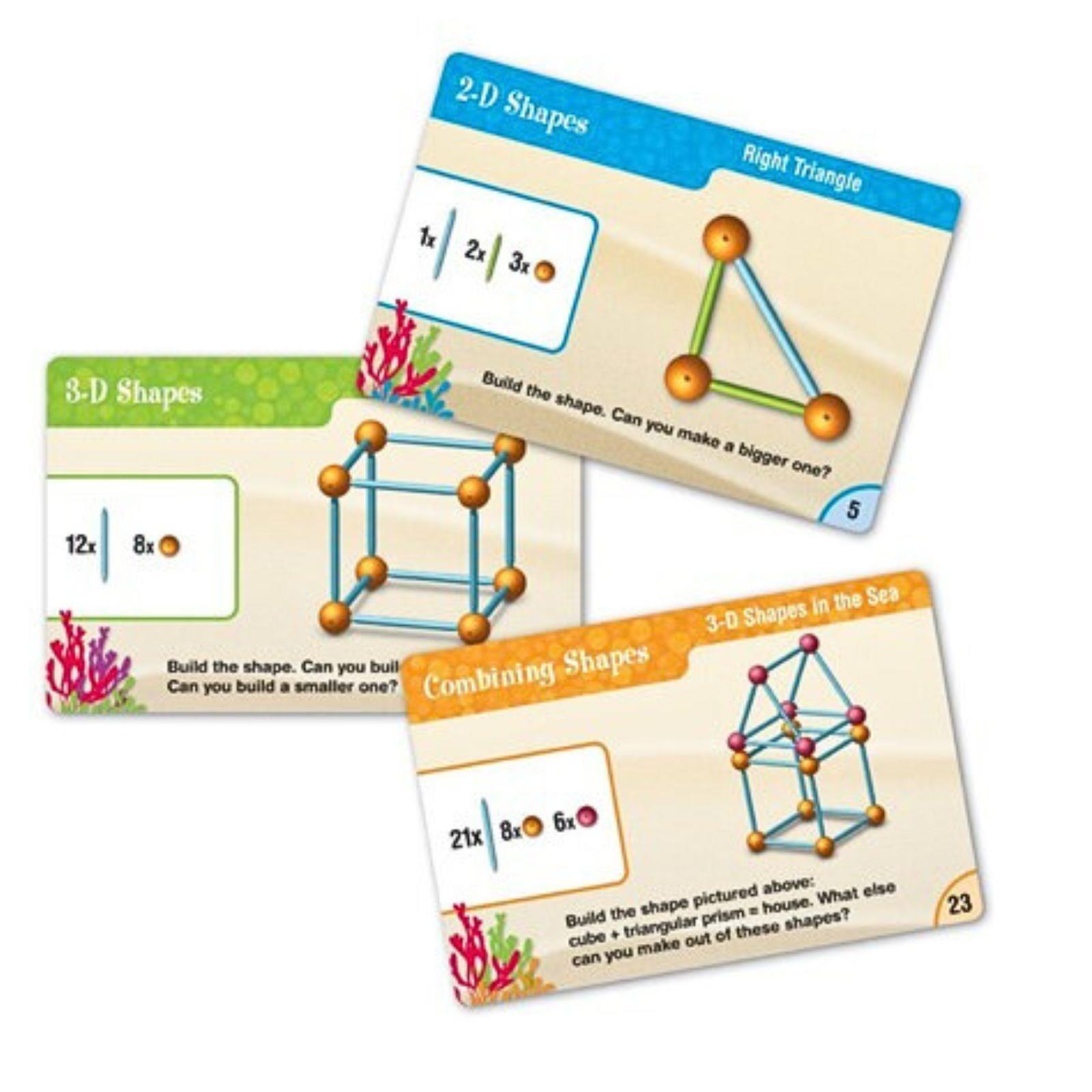 Konstruktor sa štapicima - geometrijska tijela