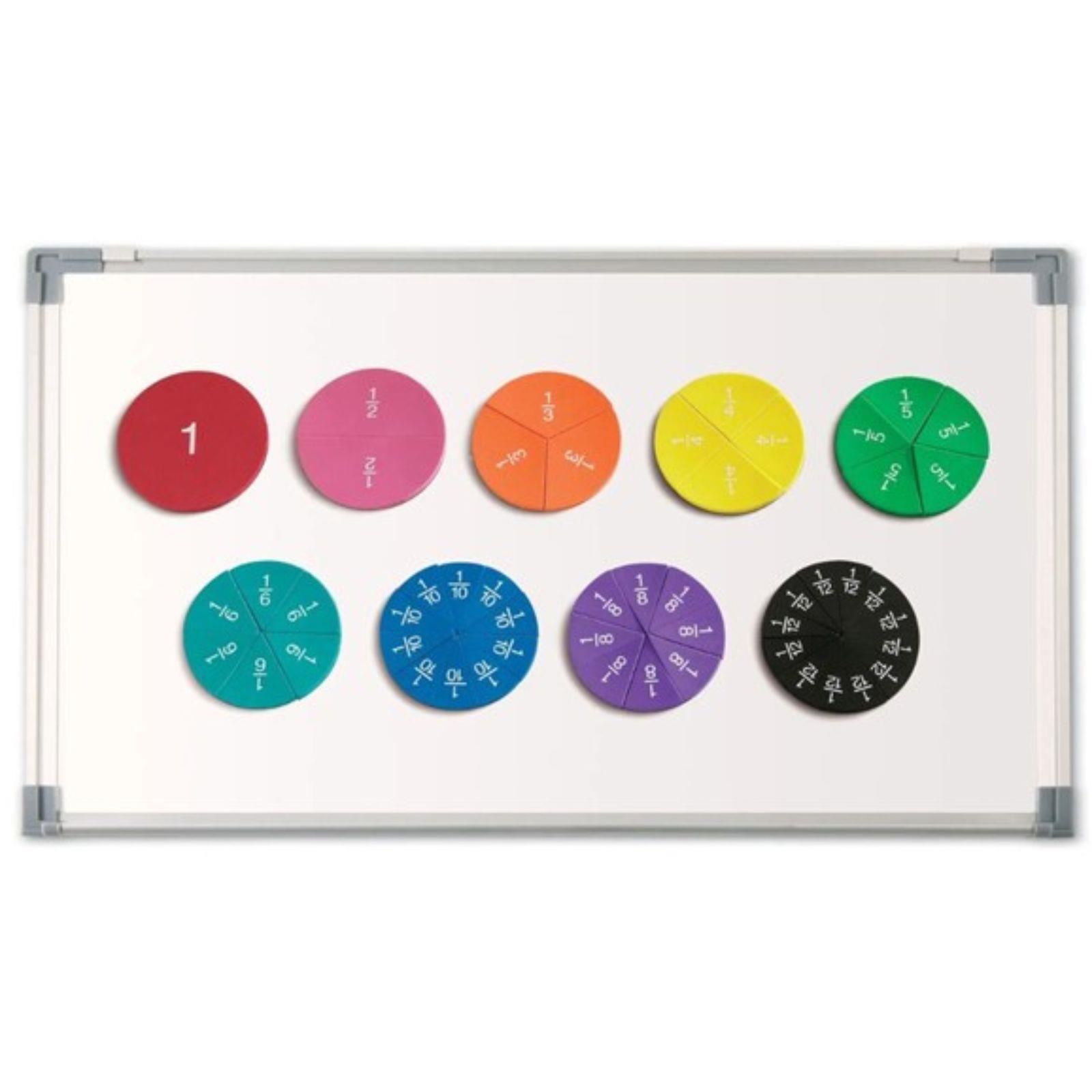 Krugovi s razlomcima - 9 kom