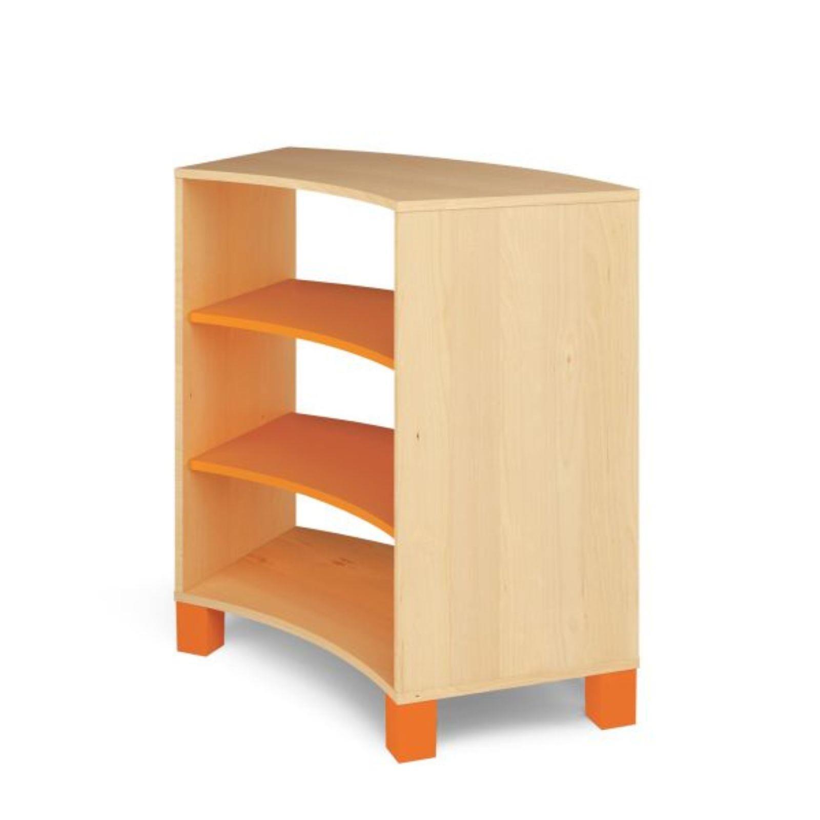 Kutna polica za knjige - velika - narancasta