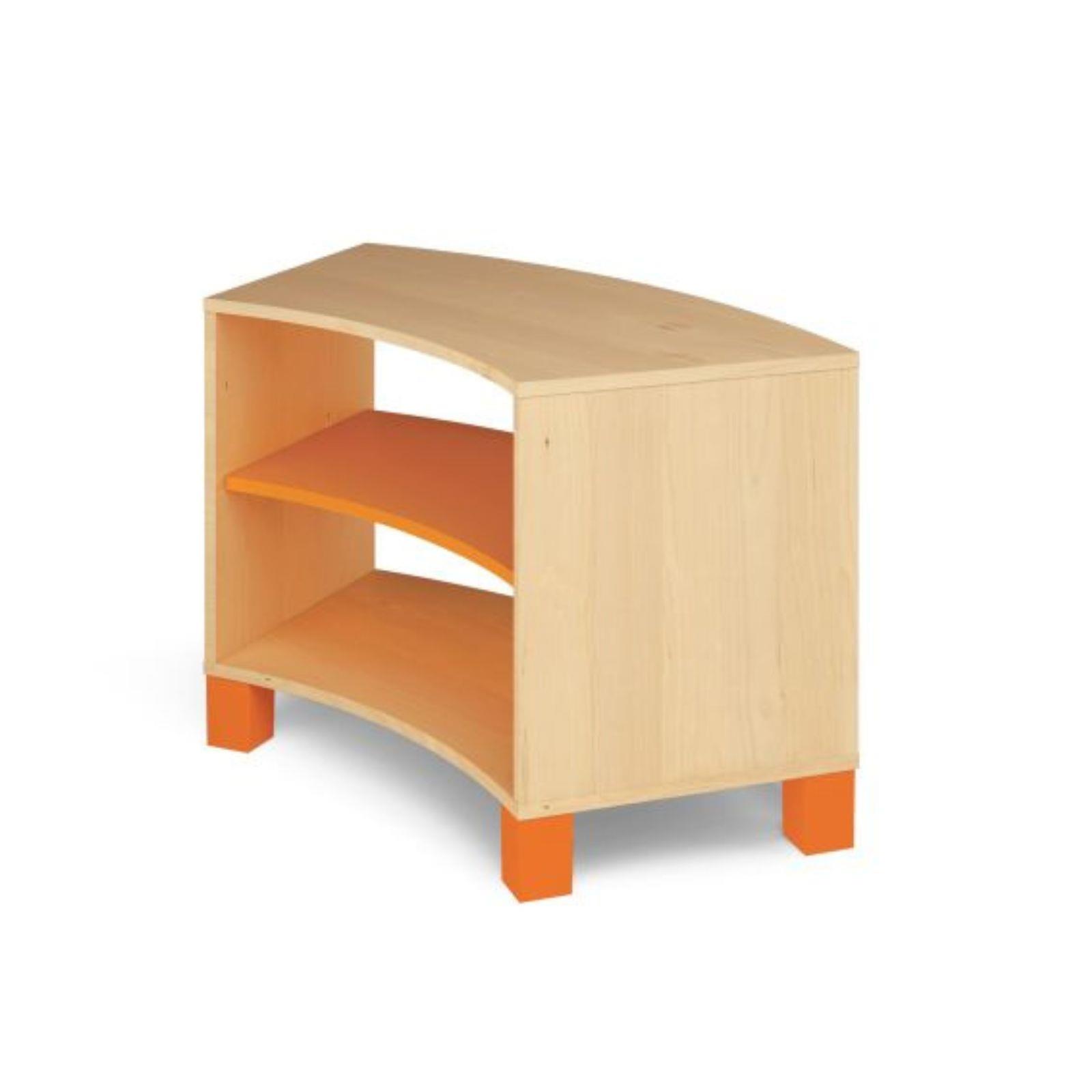 Kutna polica za knjige mala - narancasta