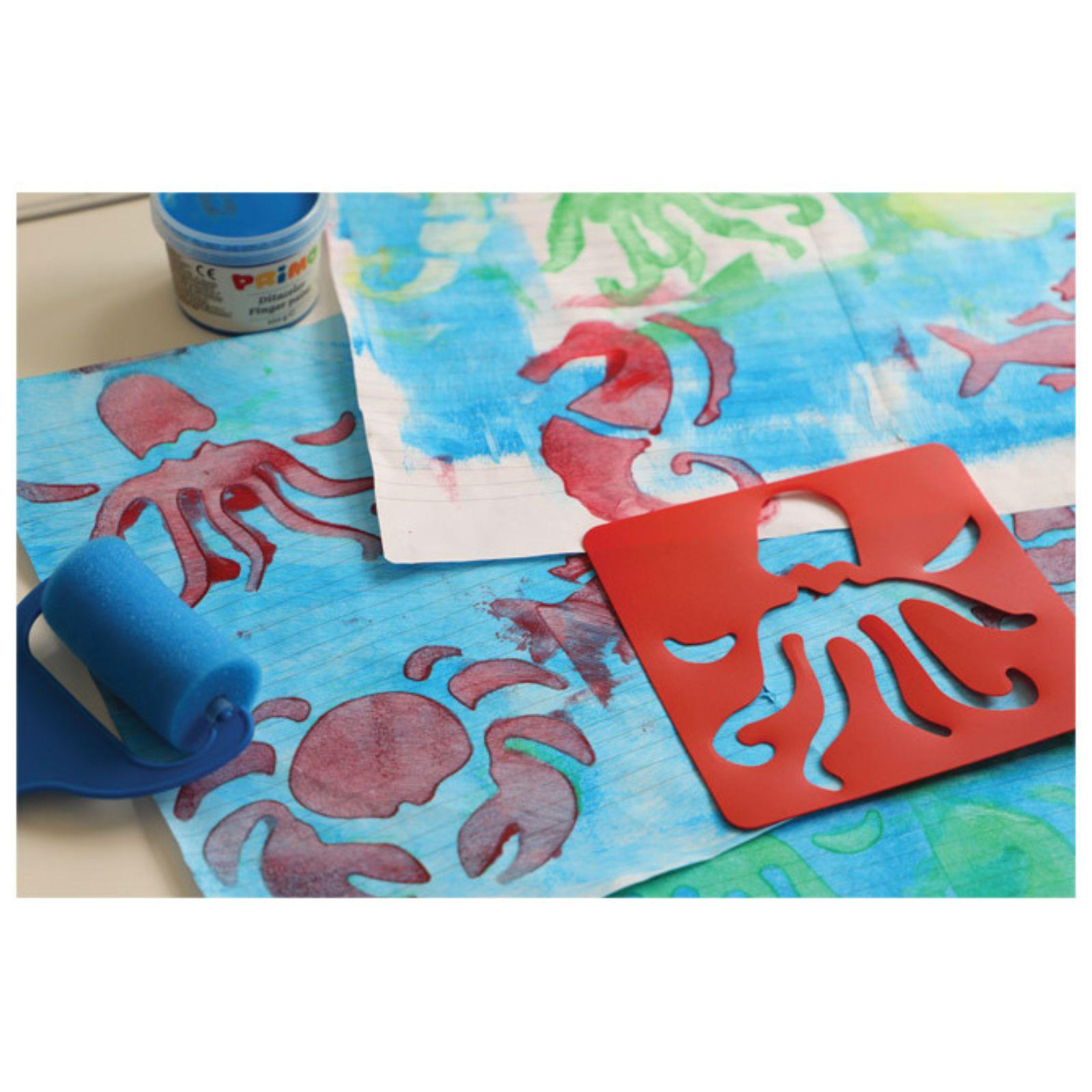 Set boja tempera za ruke u caši + pribor