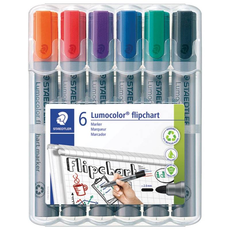 Set markera za flipchart Staedtler 2 mm - 6 boja