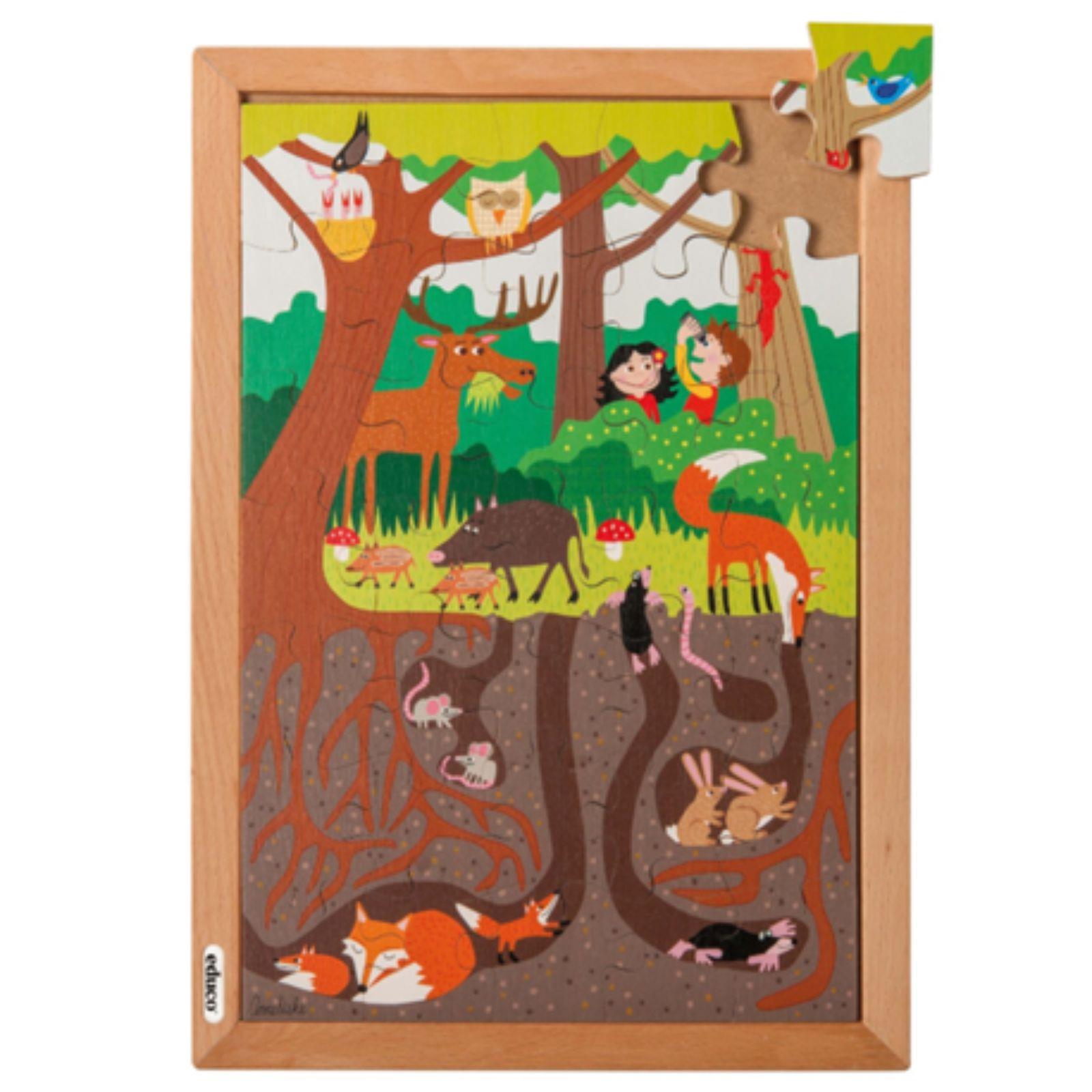 Slagalica iznad/ispod šume