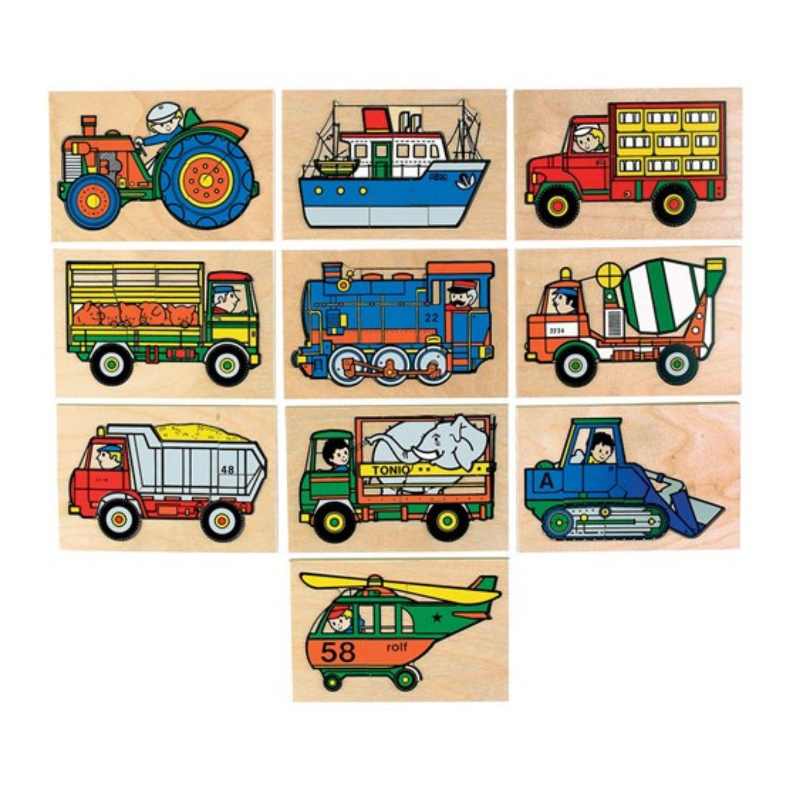 Slagalice vozila 1-10 u kutiji