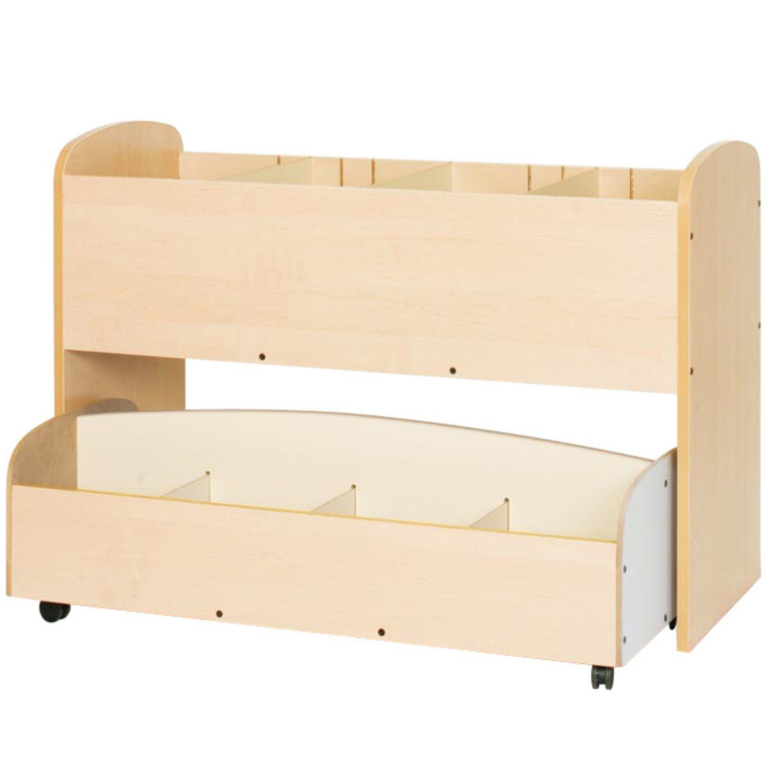 Spremnik za knjige s mobilnom ladicom