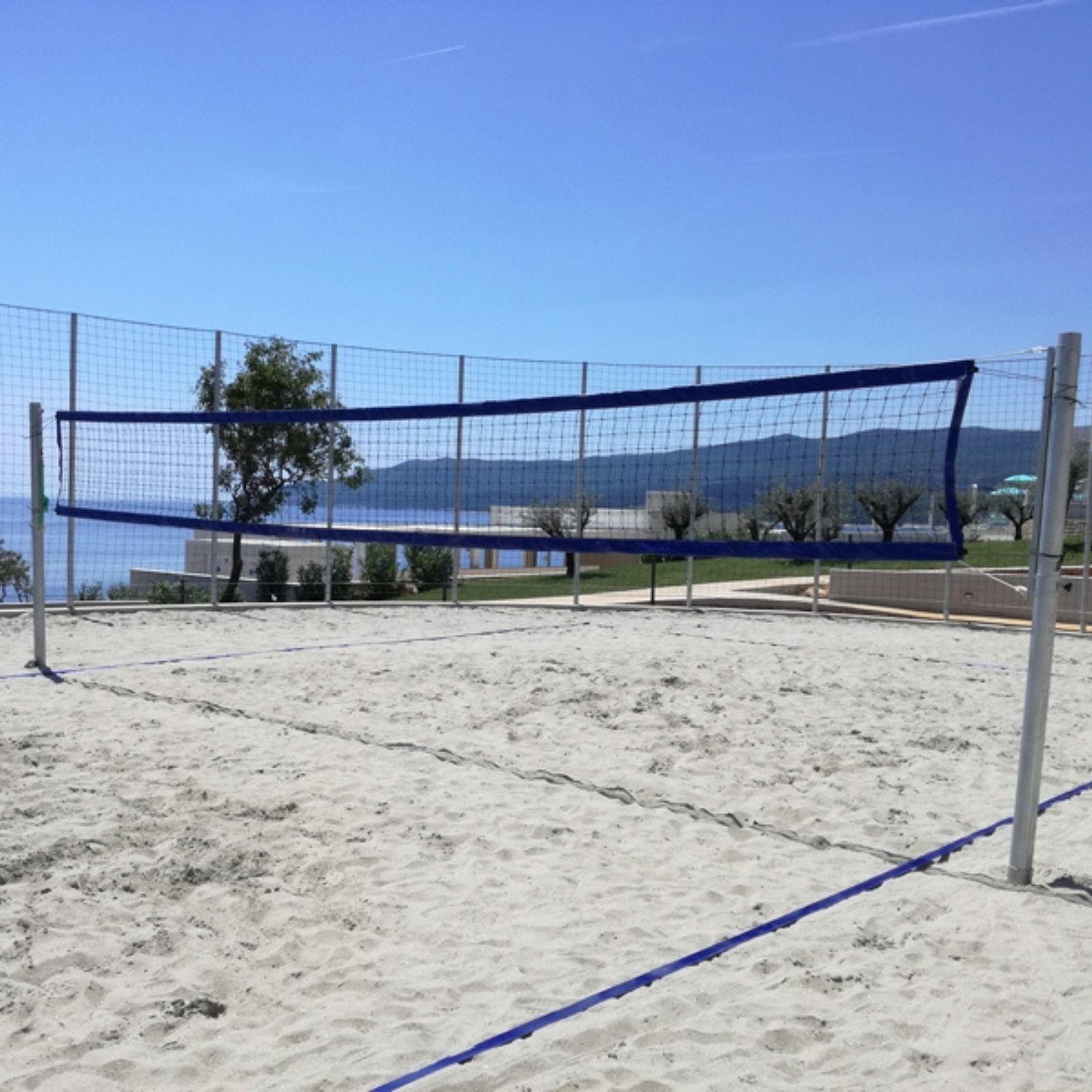 Stalak za odbojku na pijesku, metalni