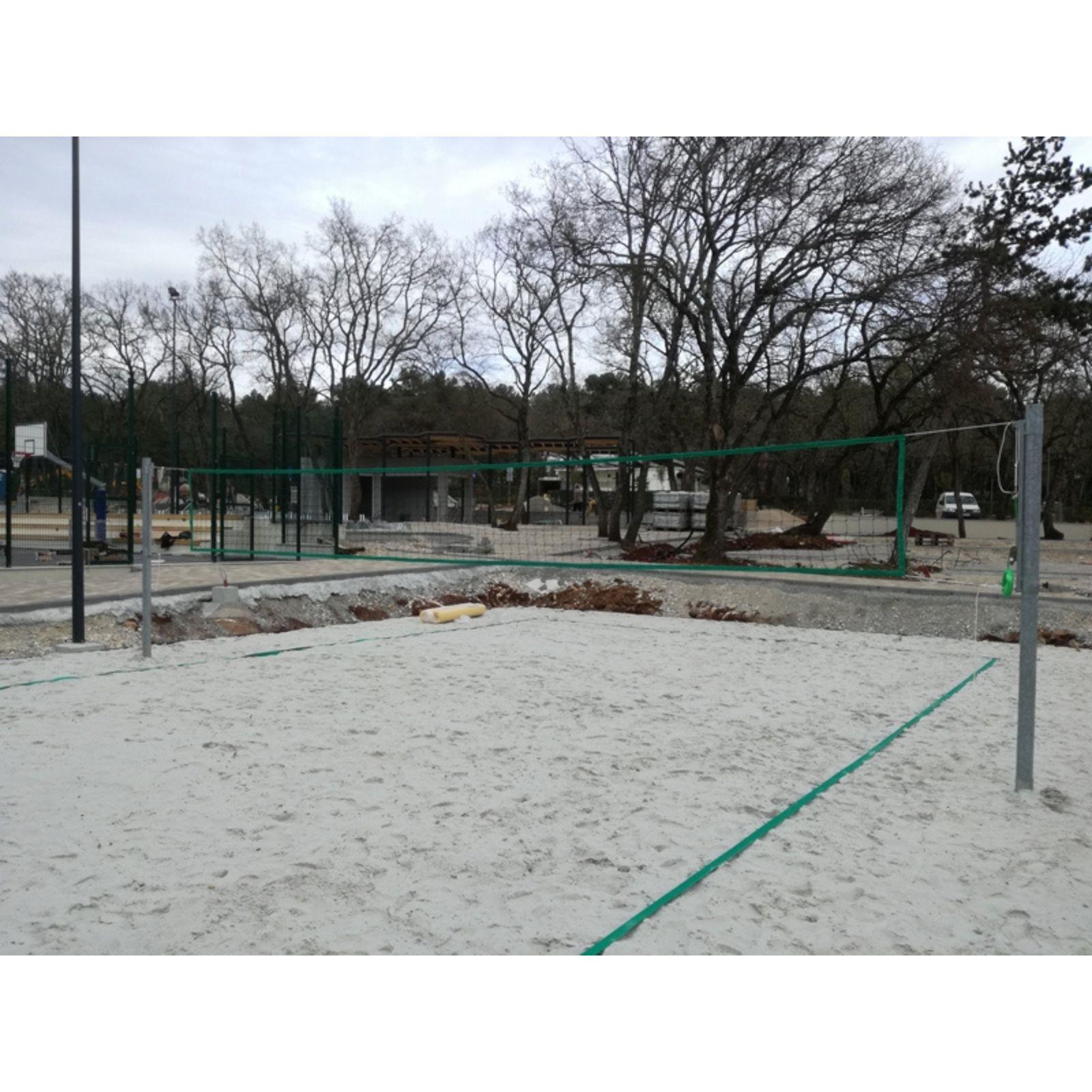 Stalak za odbojku na pijesku, metalni