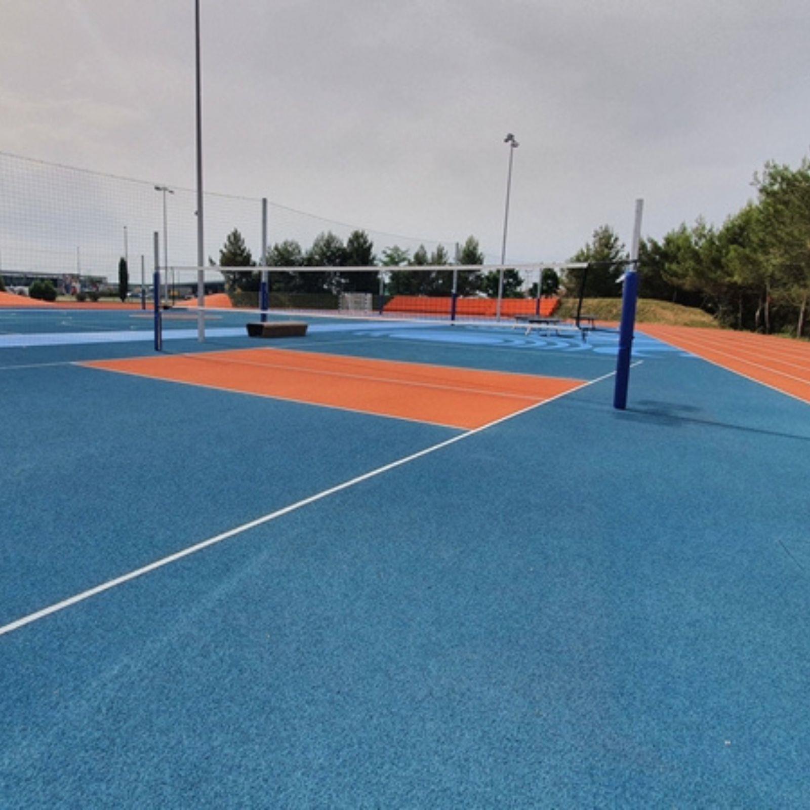 Stalak za odbojku na pijesku, metalni